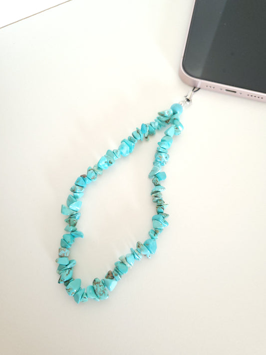 Bracelet Téléphone Kira bleu turquoi