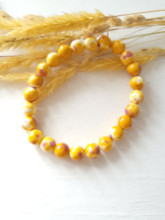 Bracelet Agate Jaune