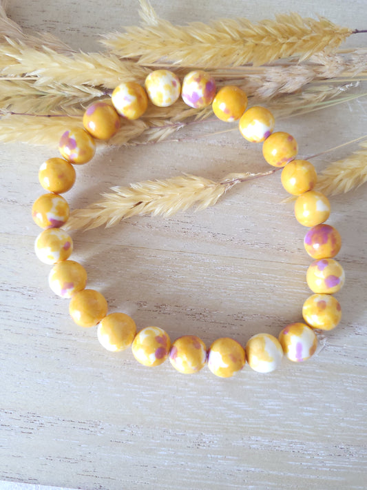 Bracelet Agate Jaune