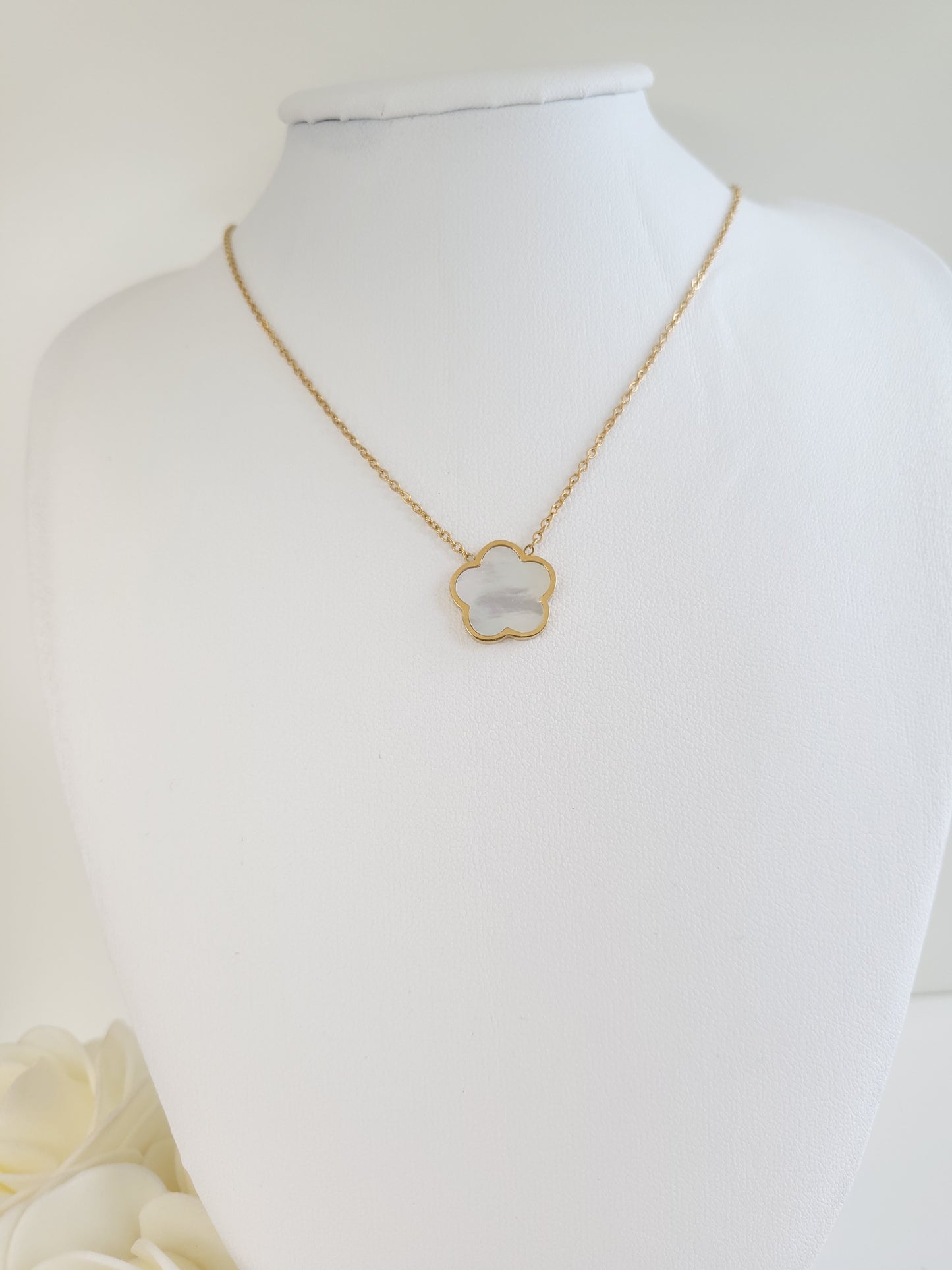 Collier Cleef 1 Blanc